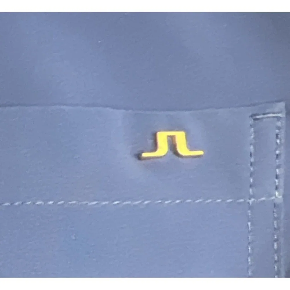 J Lindeberg Men's Slim Fit 5 Pocket Flat Front Golf Ankle Pants Royal Blue 35x28